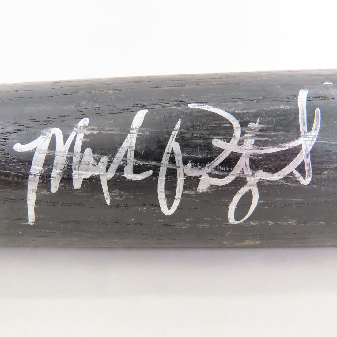 Mark Portugal SF Giants Signed Baseball Bat - 2