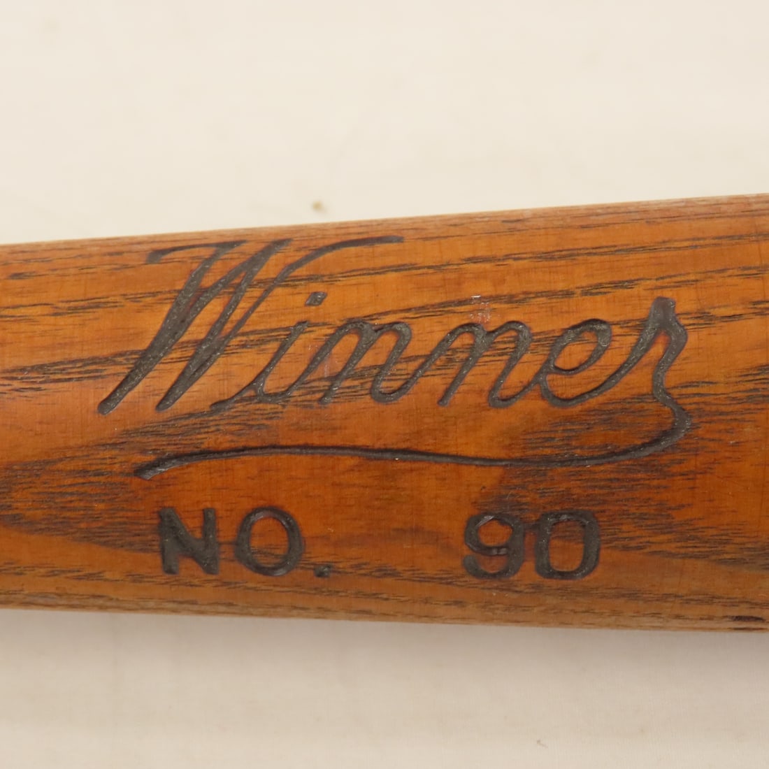 Mel Ott Autographed Winner No 90 Regulation Bat - 3
