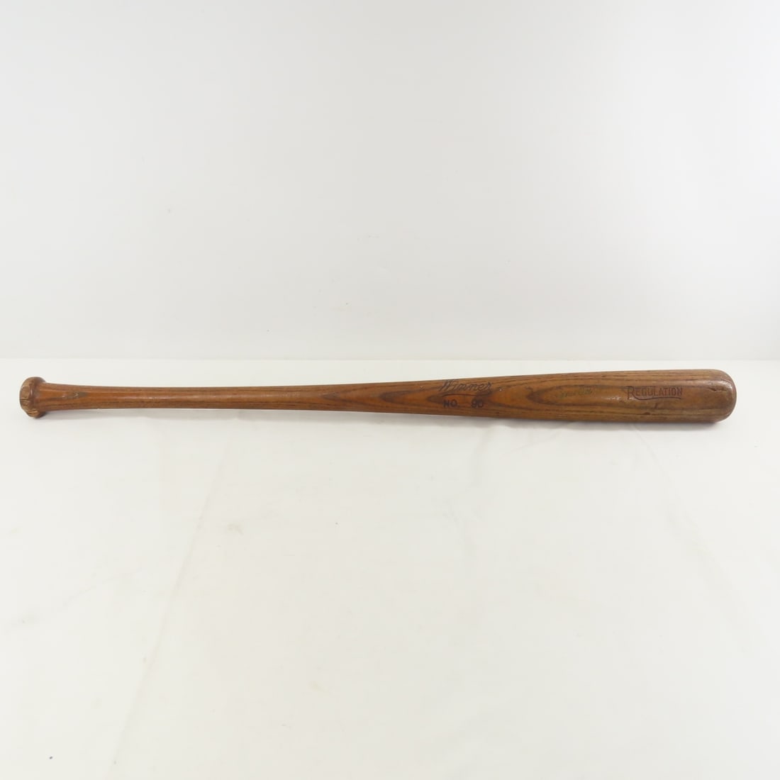 Mel Ott Autographed Winner No 90 Regulation Bat - 5