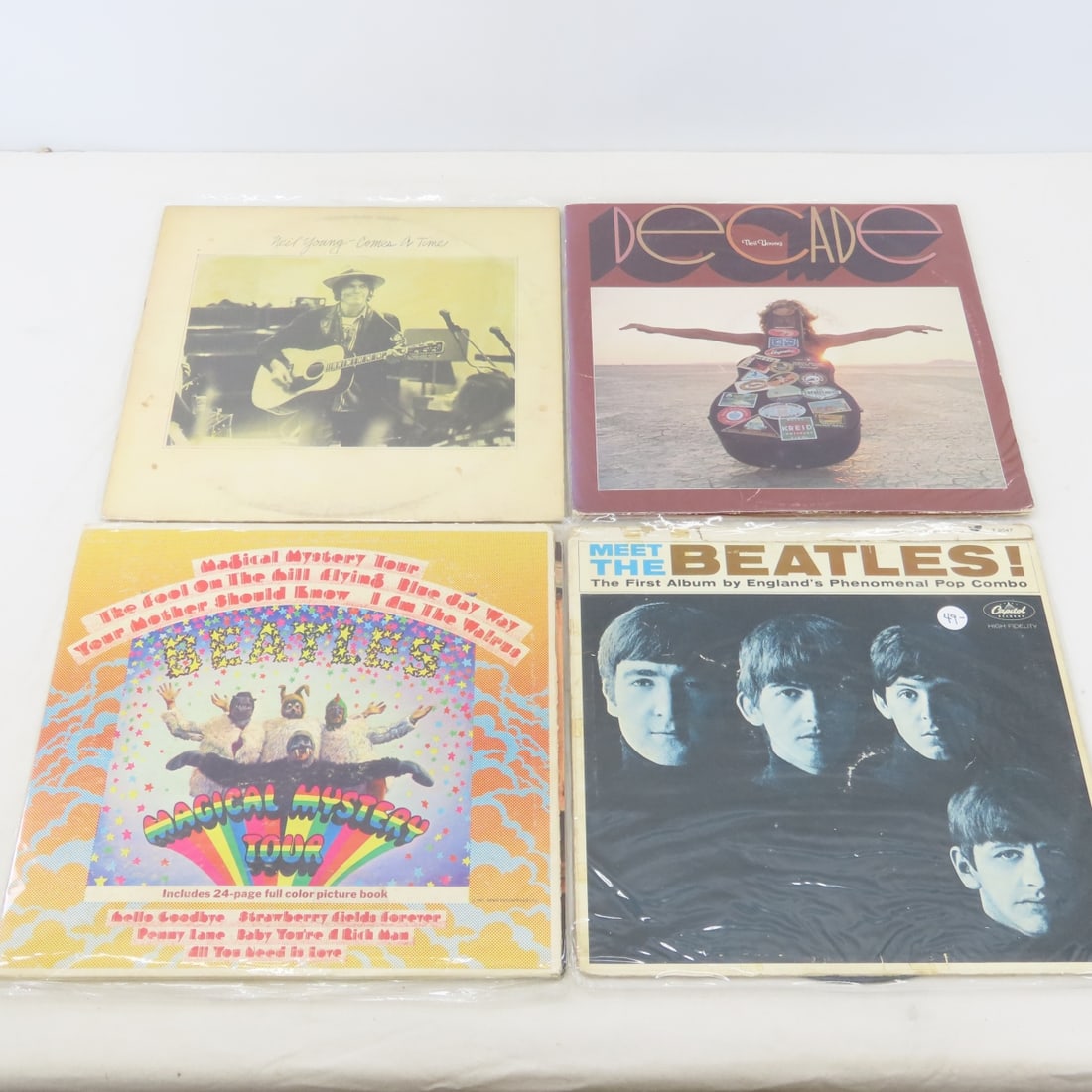 Vintage Rock LP's- Beatles, Doors, Rolling Stones - 4