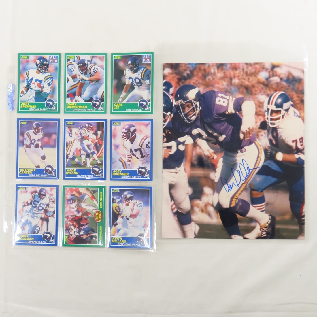 MN Vikings Autographs, Superbowl Programs & More - 4