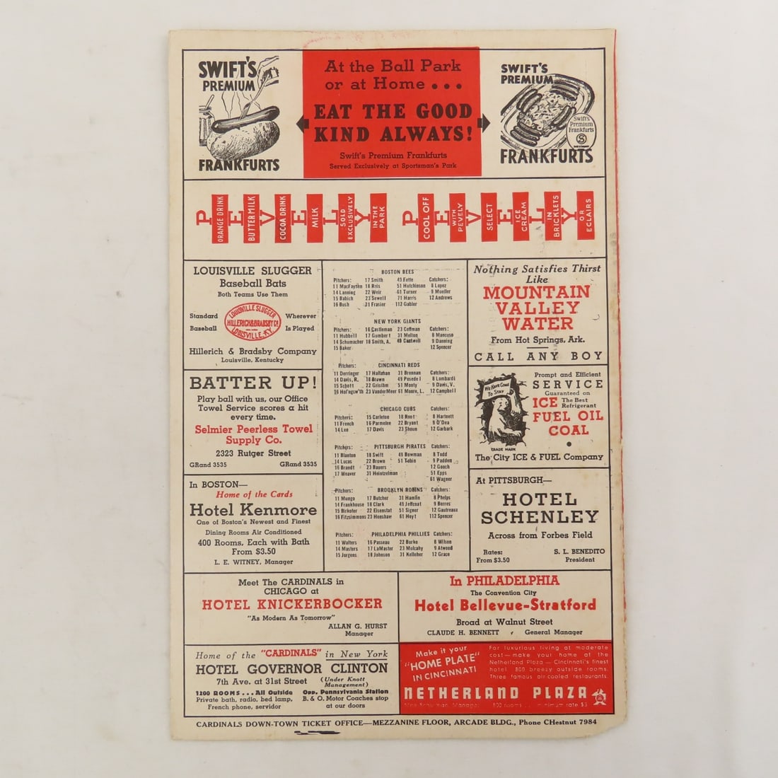 1930's Wheaties Prints & 1936 Scorecard - 4