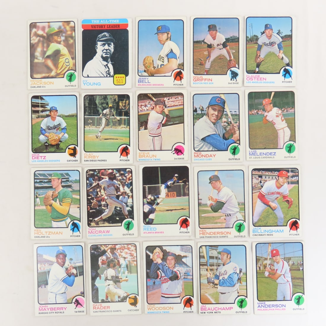 700+ 1973-1975 Topps Baseball Cards - 2
