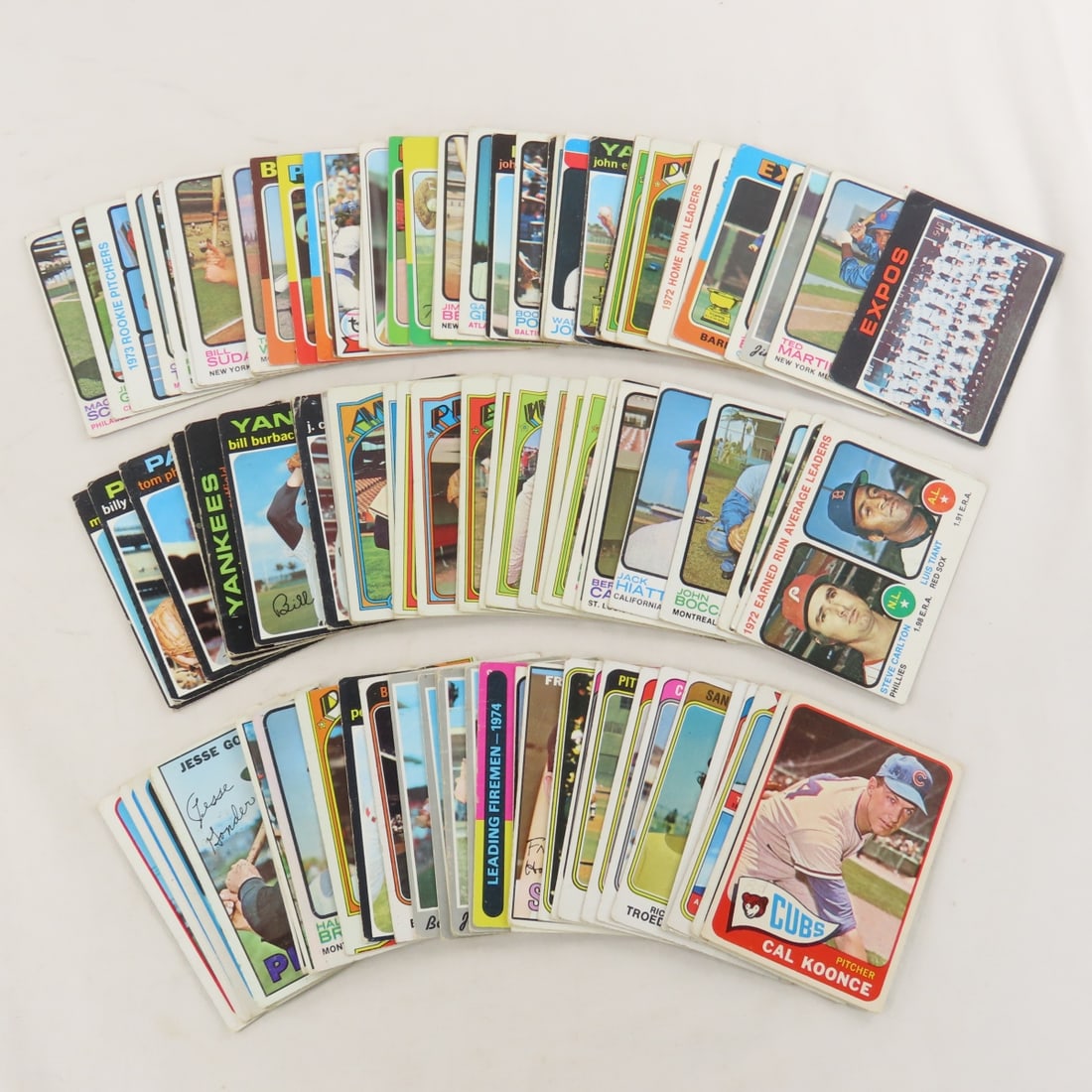 600+ Mixed 1970's Baseball Cards in Off Condition - 8