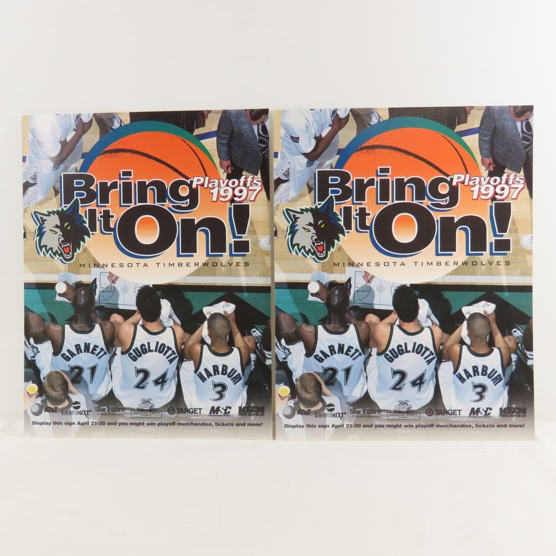 MN Timberwolves Bobbleheads, Tickets & Pins - 10