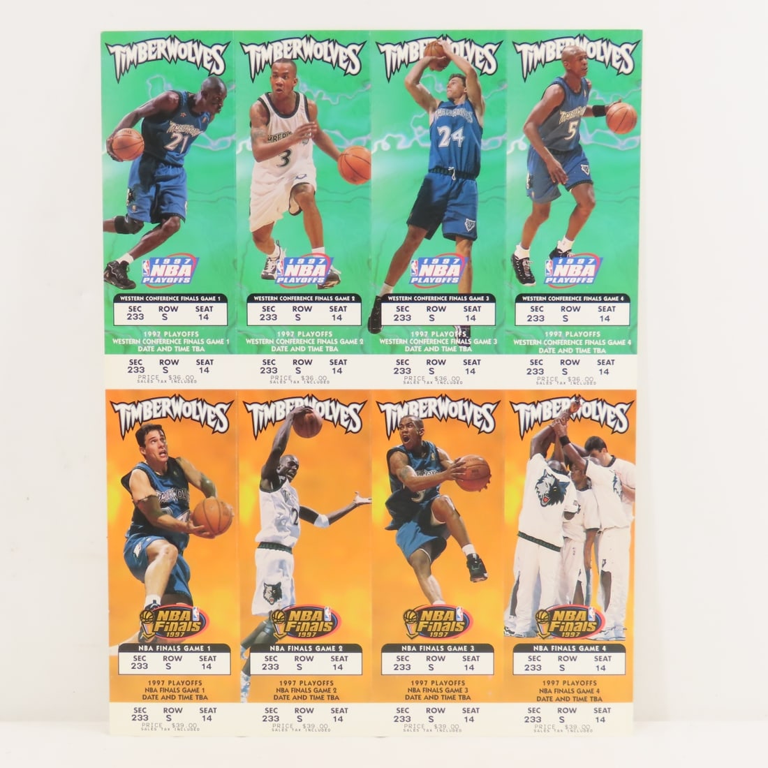 MN Timberwolves Bobbleheads, Tickets & Pins - 4