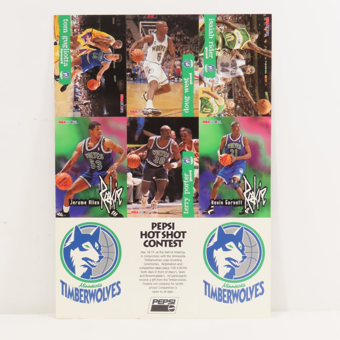MN Timberwolves Bobbleheads, Tickets & Pins - 6