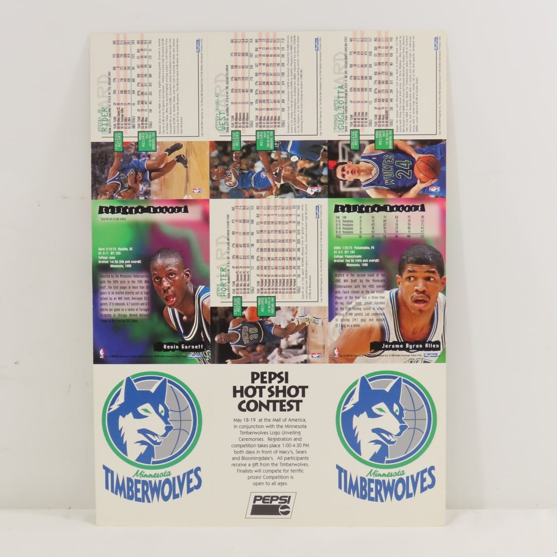 MN Timberwolves Bobbleheads, Tickets & Pins - 7