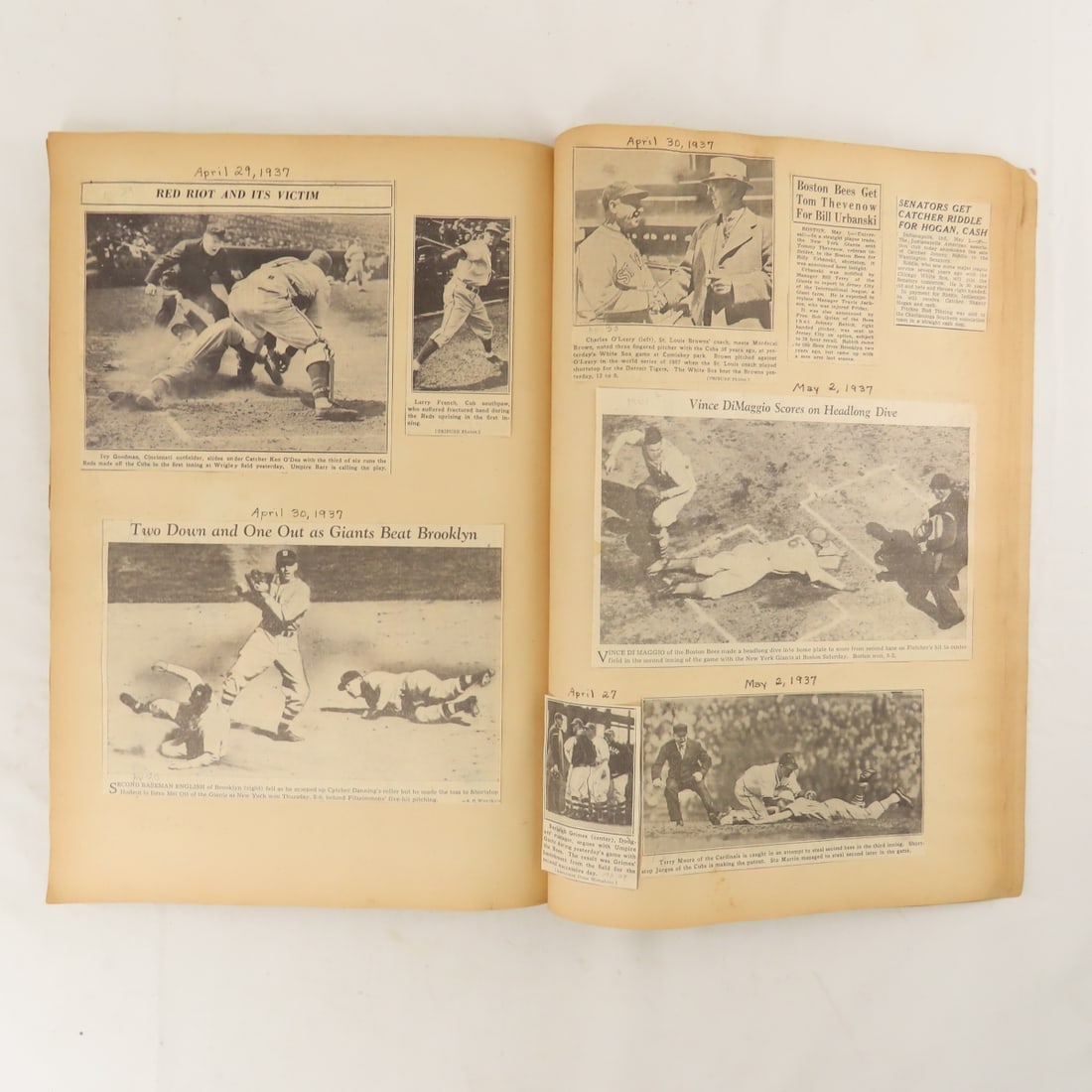 1934-1955 Baseball Scrapbooks- Gehrig and others - 10