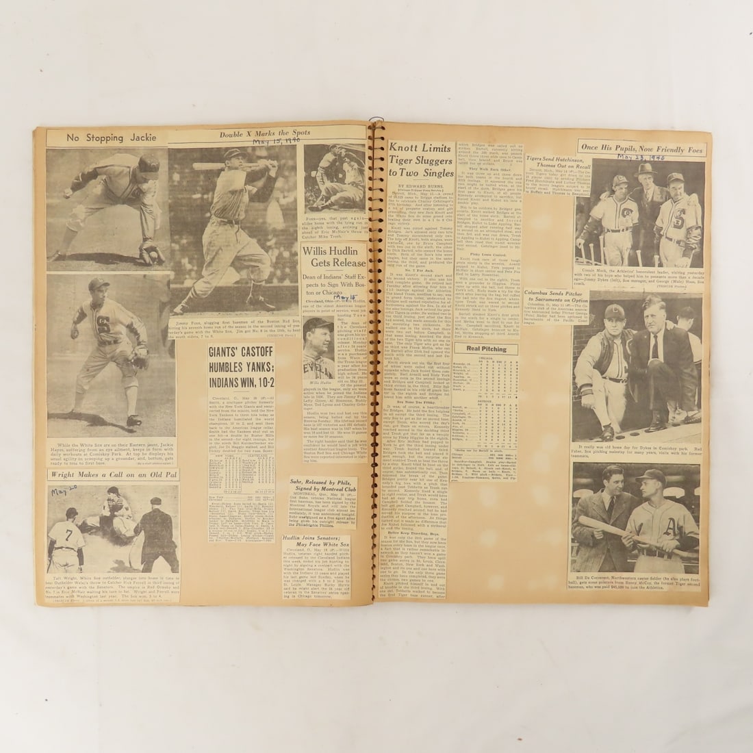 1934-1955 Baseball Scrapbooks- Gehrig and others - 14