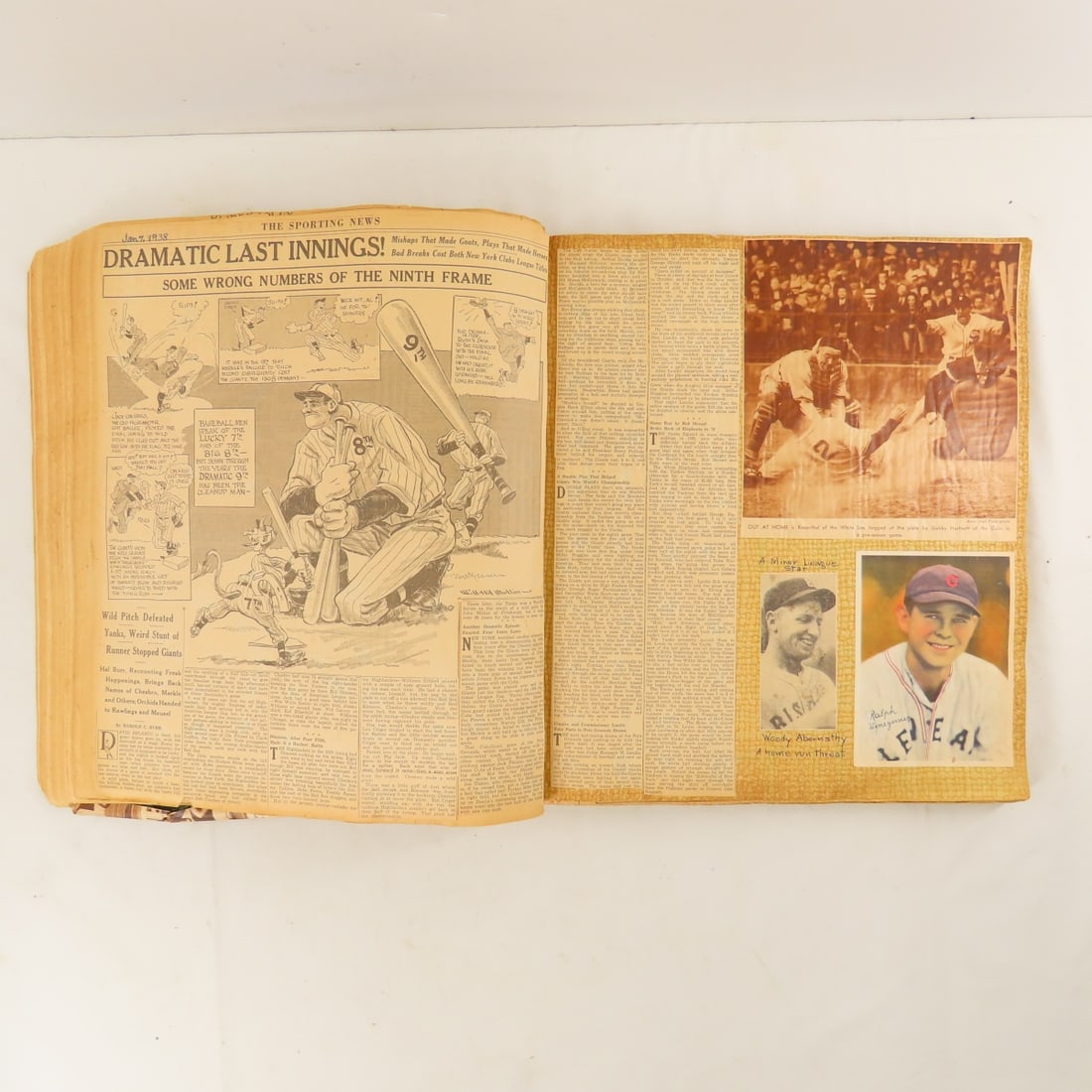 1934-1955 Baseball Scrapbooks- Gehrig and others - 4