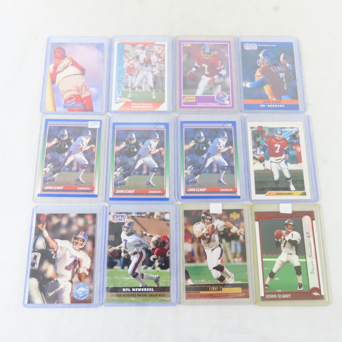 50 John Elway Football Cards with 1991 SGC MINT 96 - 4