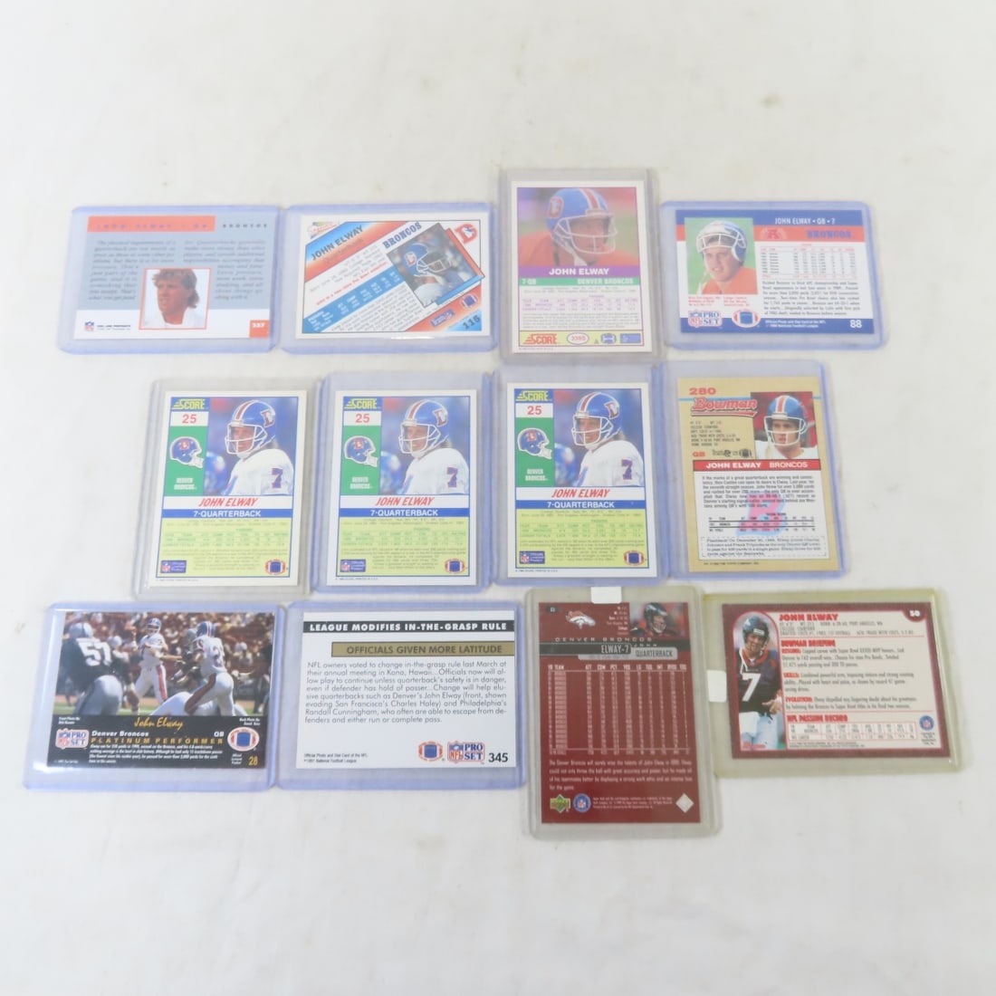 50 John Elway Football Cards with 1991 SGC MINT 96 - 5