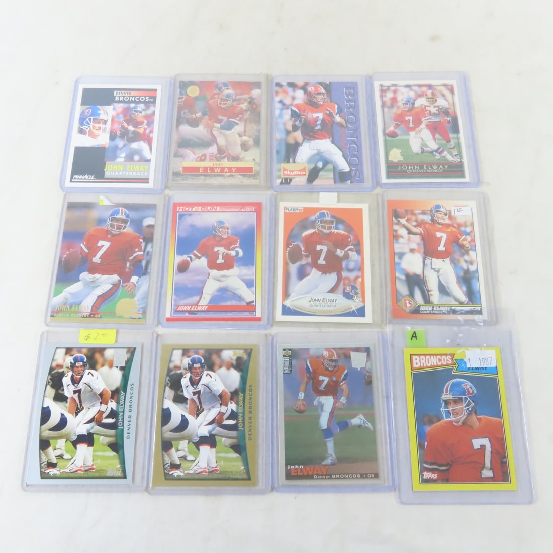 50 John Elway Football Cards with 1991 SGC MINT 96 - 6