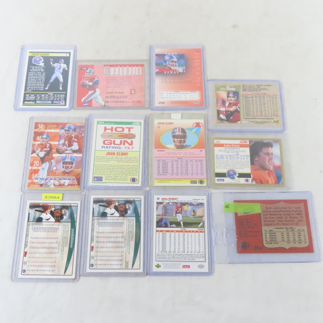 50 John Elway Football Cards with 1991 SGC MINT 96 - 7
