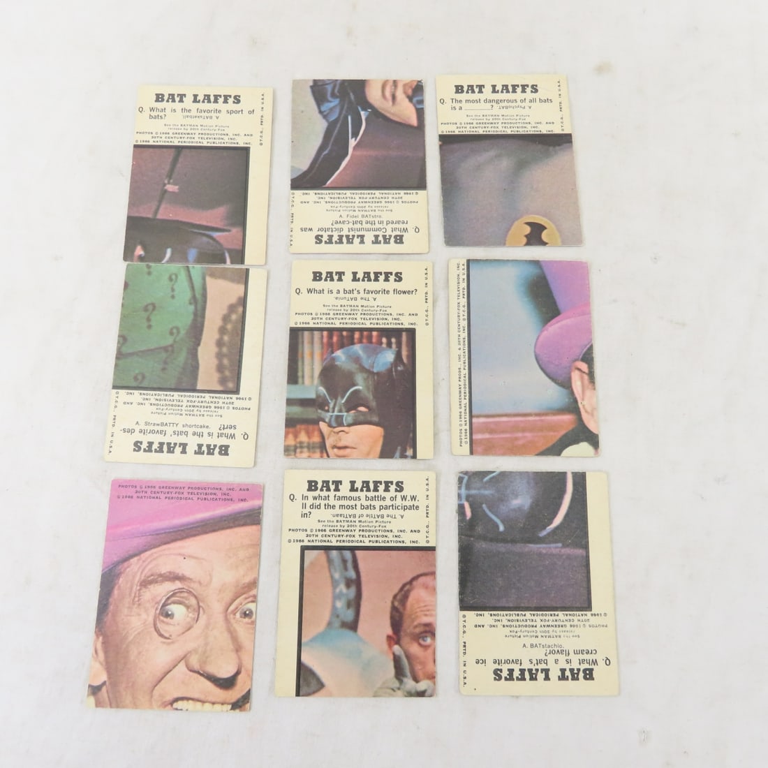 29 1966 Batman & 24 1966 Green Hornet Cards - 3
