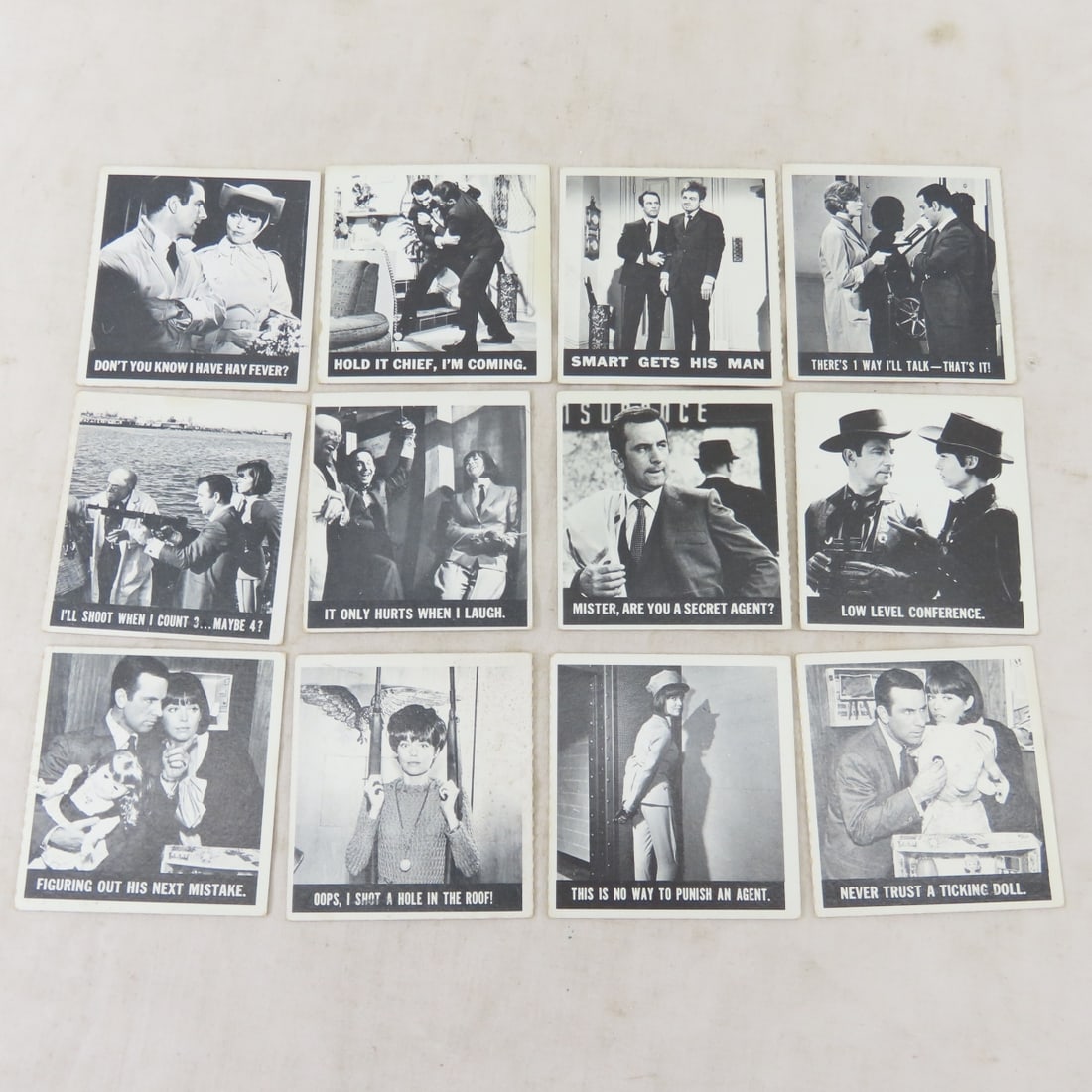 1966 Get Smart & 1973 You'll Die Laughing Cards - 2