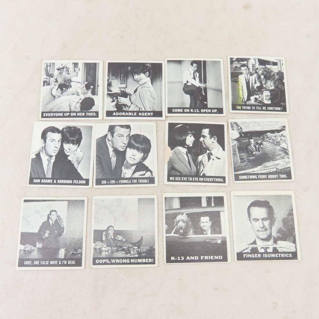 1966 Get Smart & 1973 You'll Die Laughing Cards - 4