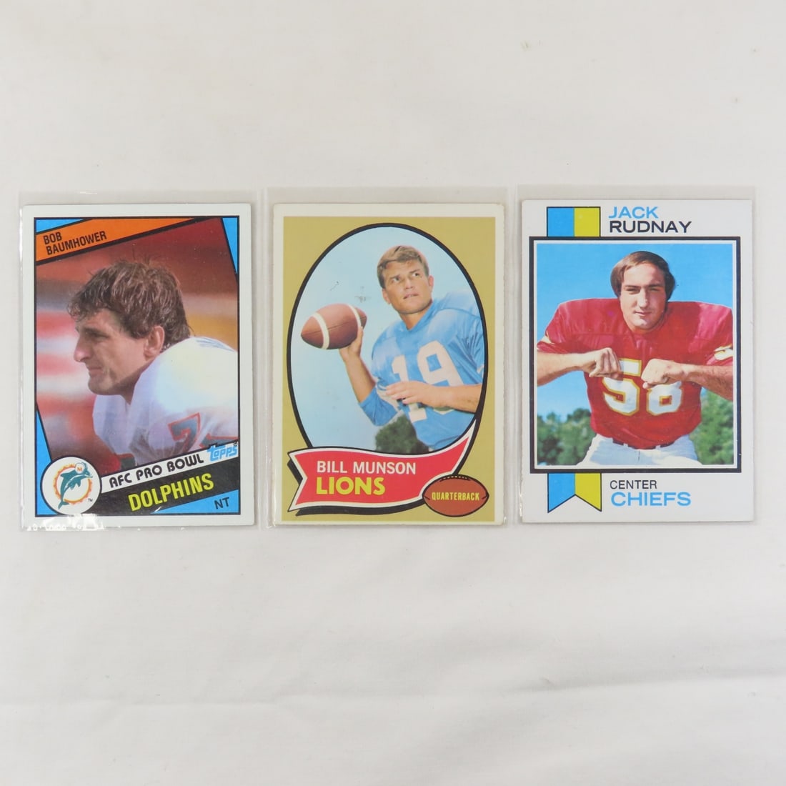 20 Assorted Vintage Football Cards 1955-78 - 20