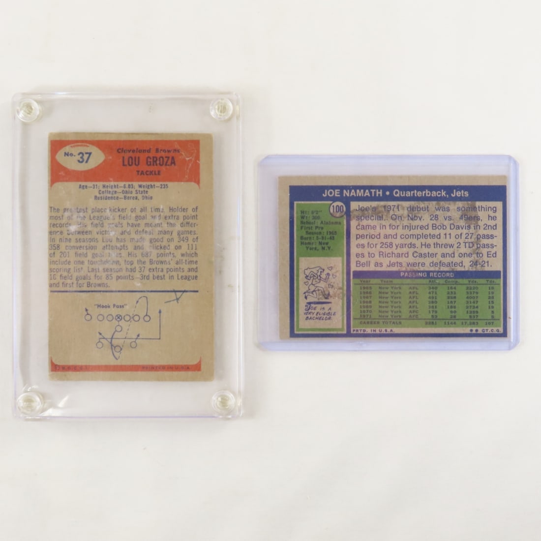 20 Assorted Vintage Football Cards 1955-78 - 3