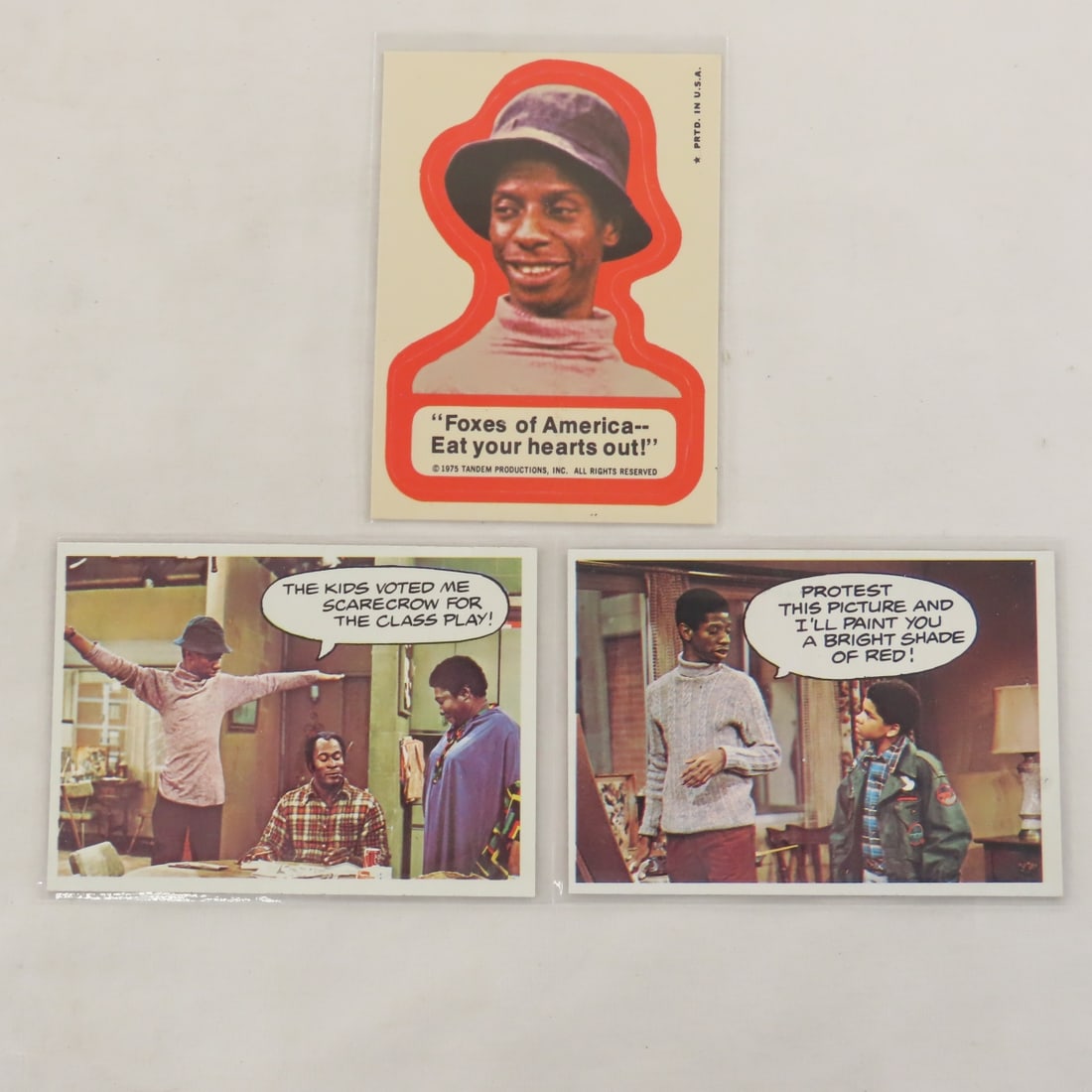 18 Welcome Back Kotter & 6 Good Times Cards - 10