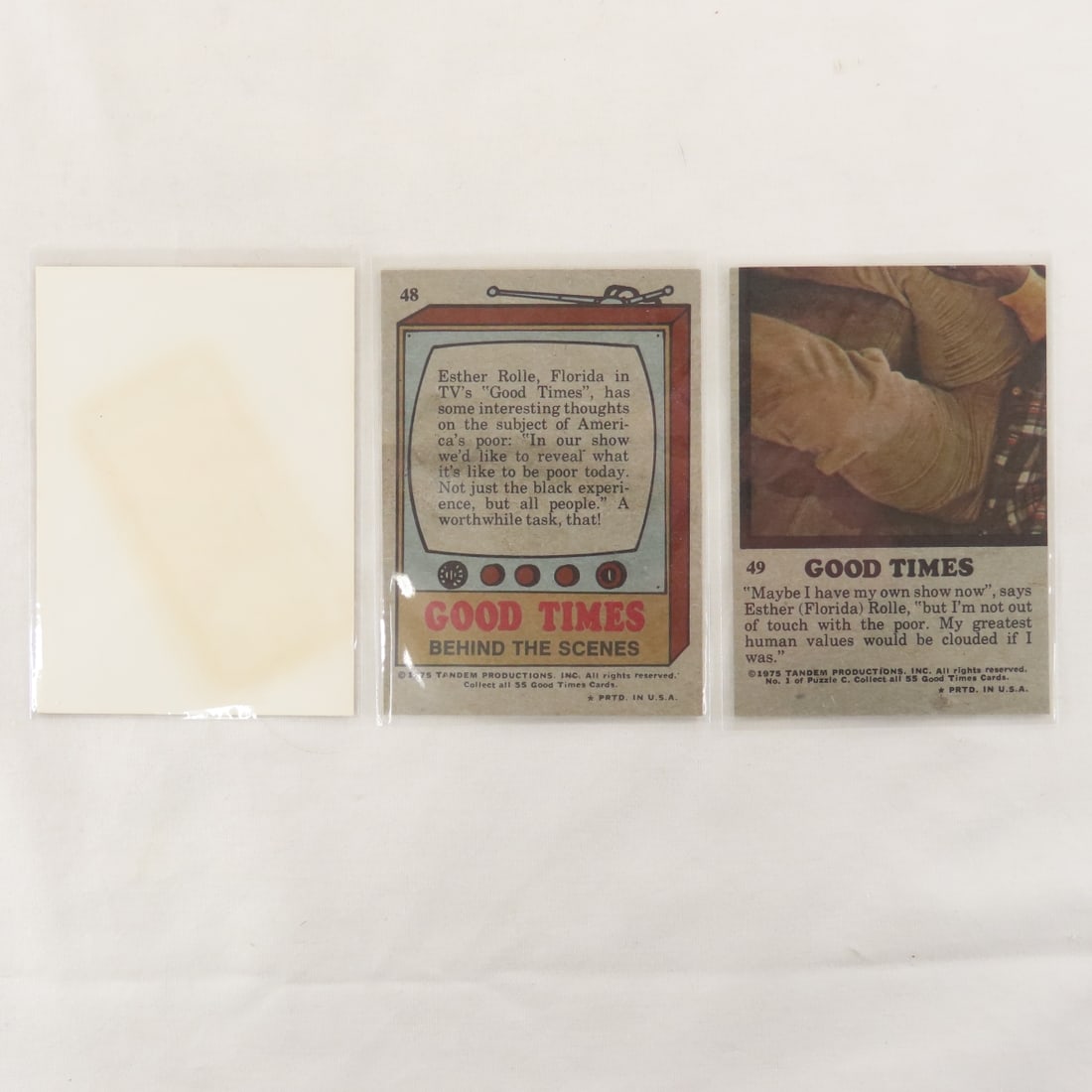 18 Welcome Back Kotter & 6 Good Times Cards - 11