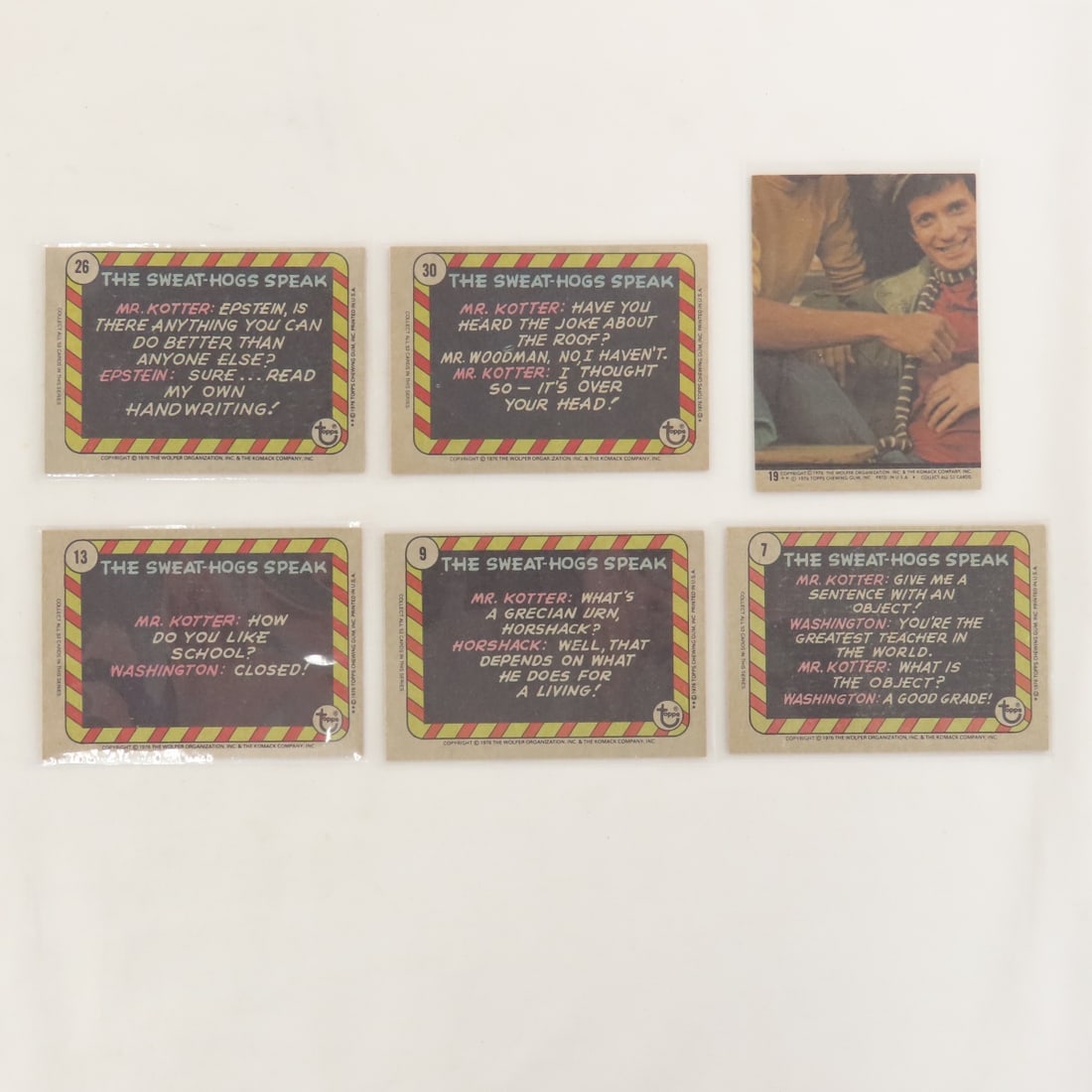 18 Welcome Back Kotter & 6 Good Times Cards - 3