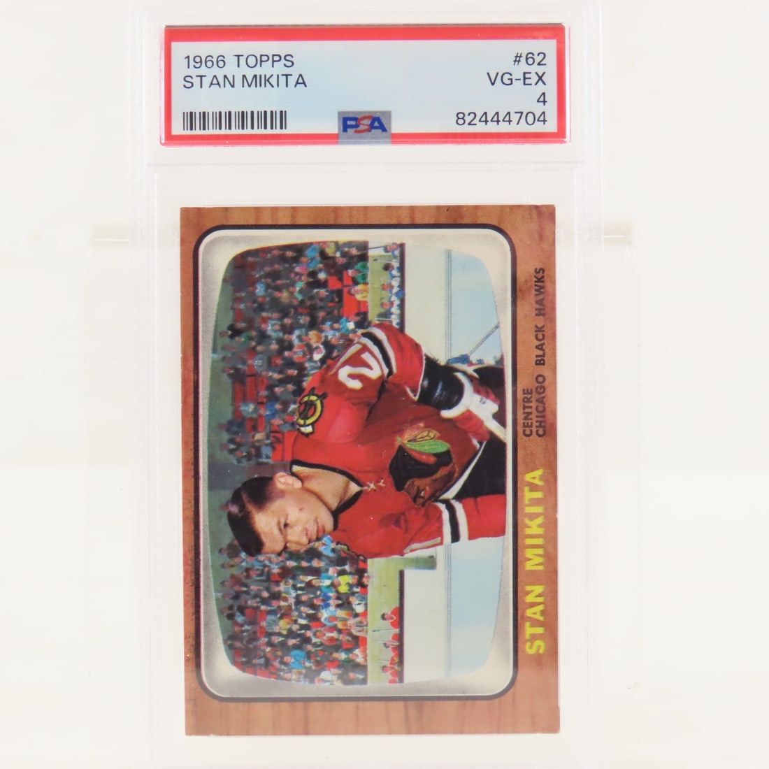 1966 Topps Stan Mikita #62 PSA 4 VG-E - 2