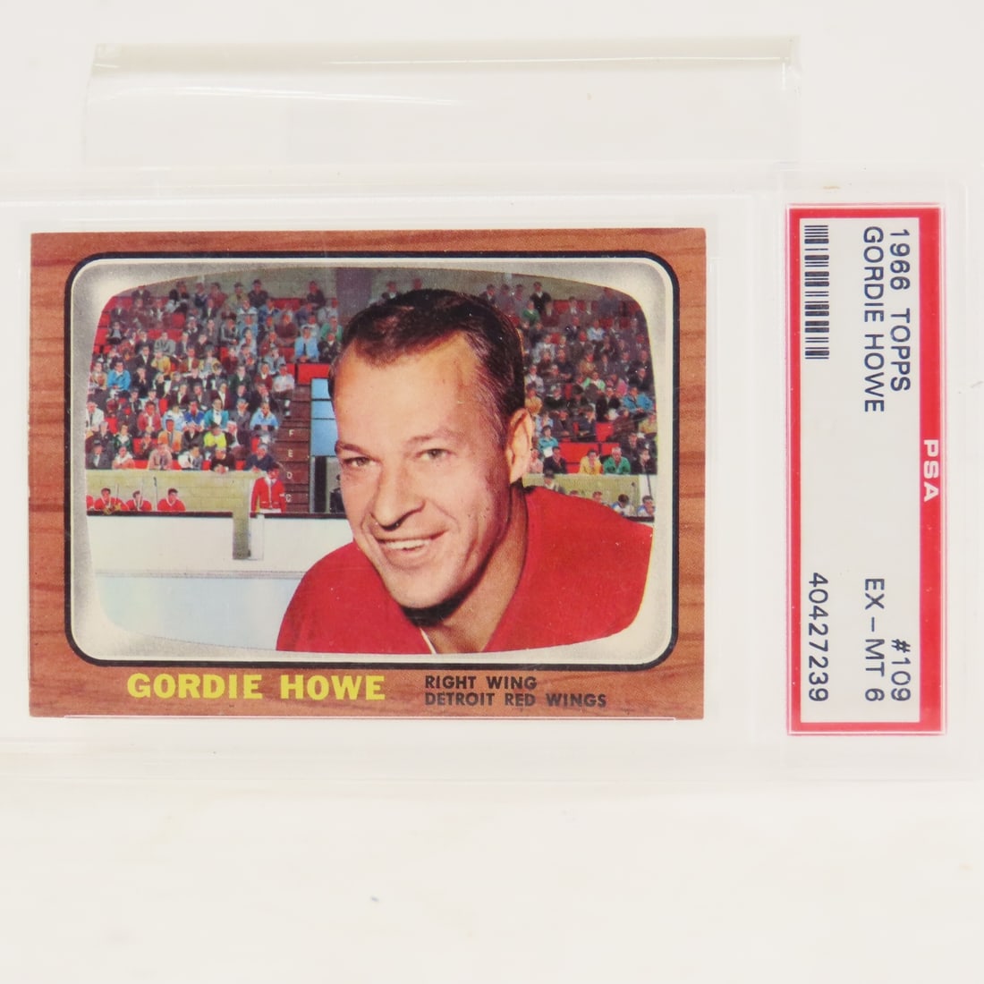 1966 Topps Gordie Howe #109 PSA 6 EX-MT (1 of 3)