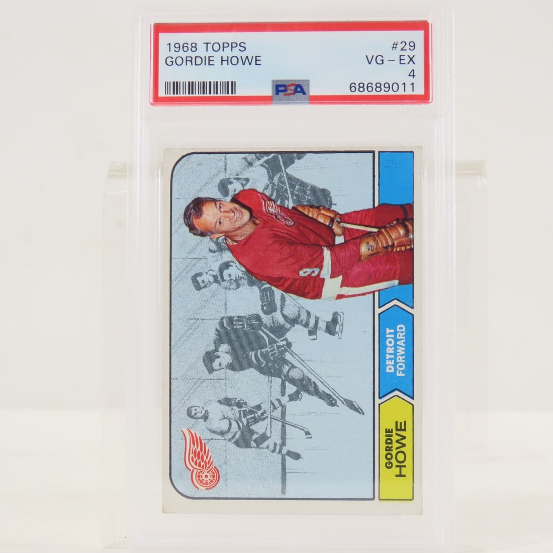 1968 Topps Gordie Howe #29 PSA 4 VG-EX - 2