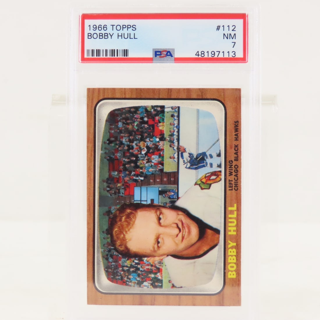 1966 Topps Bobby Hull #112 PSA 7 NM - 2