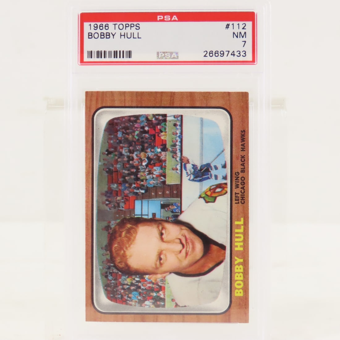 1966 Topps Bobby Hull #112 PSA 7 NM - 2