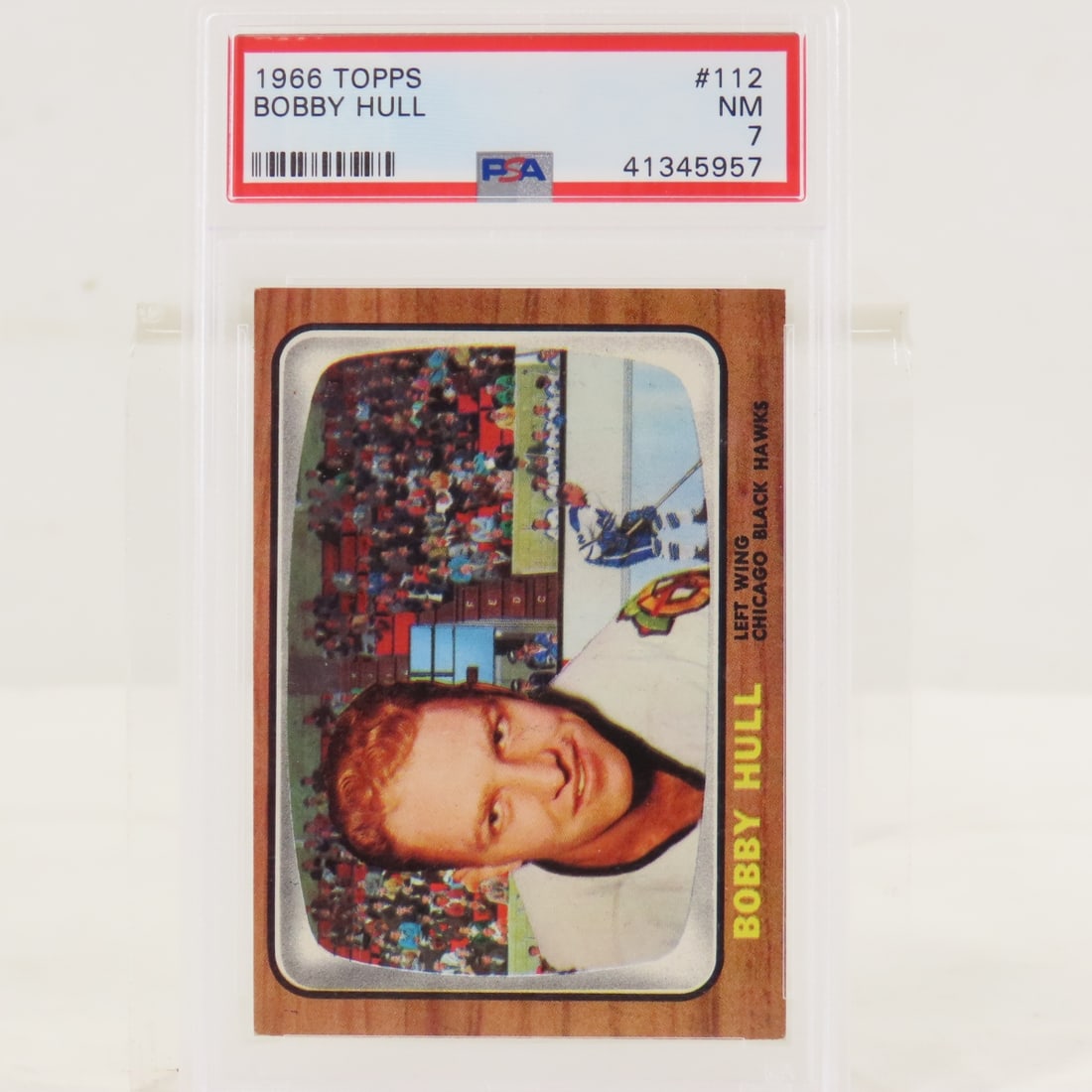1966 Topps Bobby Hull #112 PSA 7 NM - 2