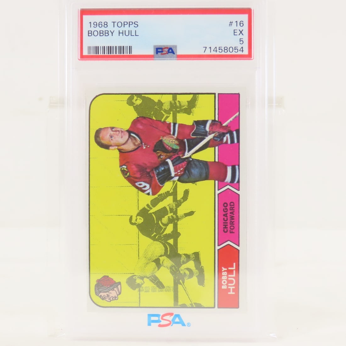 1966 Topps Bobby Hull #112 PSA 5 EX - 2