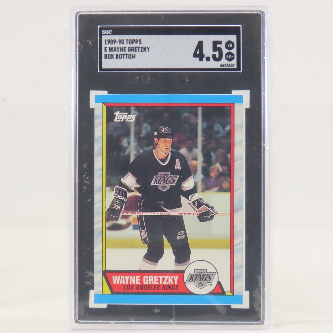 3 1989 Topps Box Bottoms Wayne Gretzky #E PSA - 6