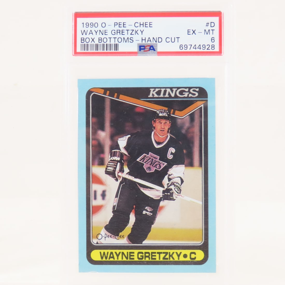 3 1990 OPC Box Bottoms Wayne Gretzky #D PSA 6 & 5 - 4