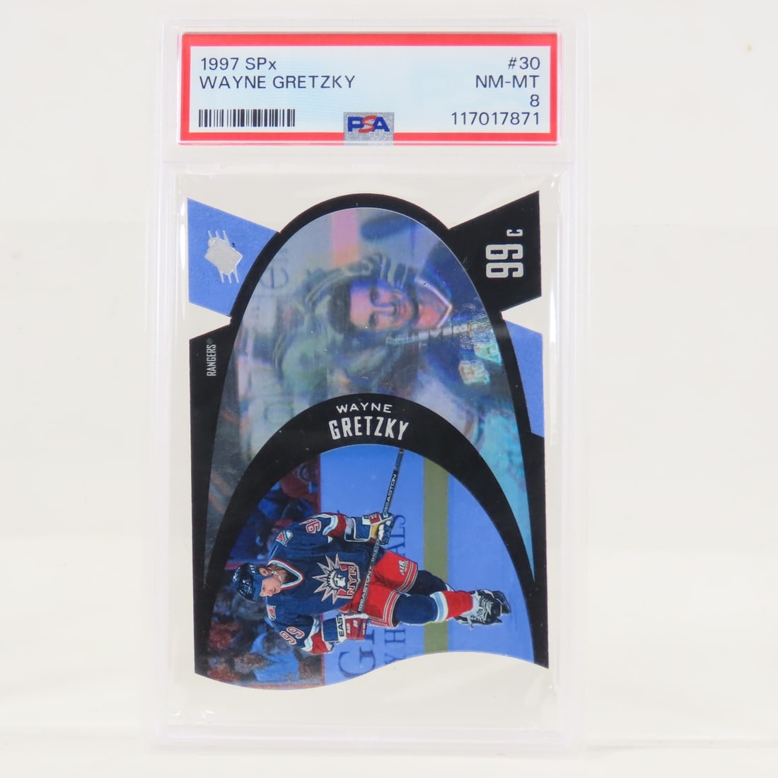 1997 SPx Wayne Gretzky #30 PSA 8 NM-MT - 2