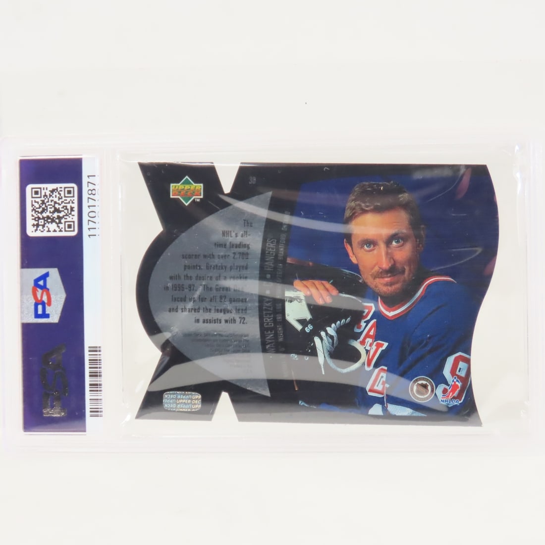 1997 SPx Wayne Gretzky #30 PSA 8 NM-MT - 3