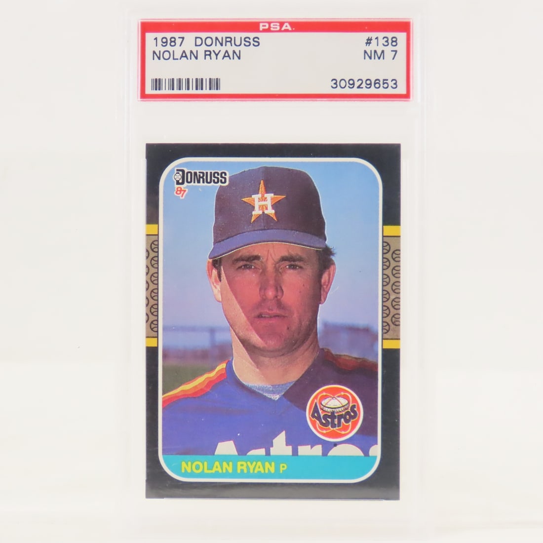 5 PSA Graded Nolan Ryan Cards 1986 - 1987 - 10