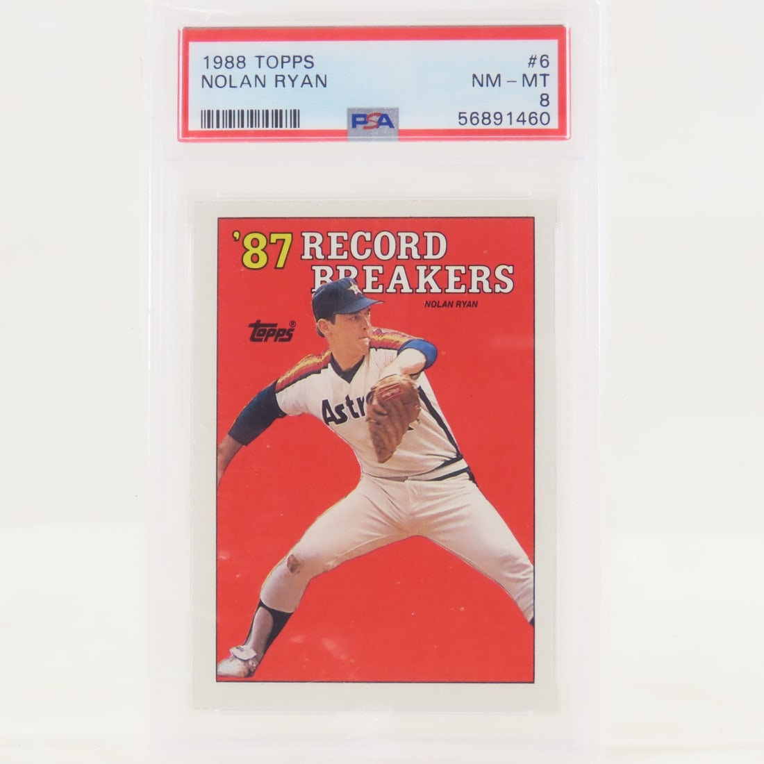 5 PSA Graded Nolan Ryan Cards 1988 Topps & Fleer - 2