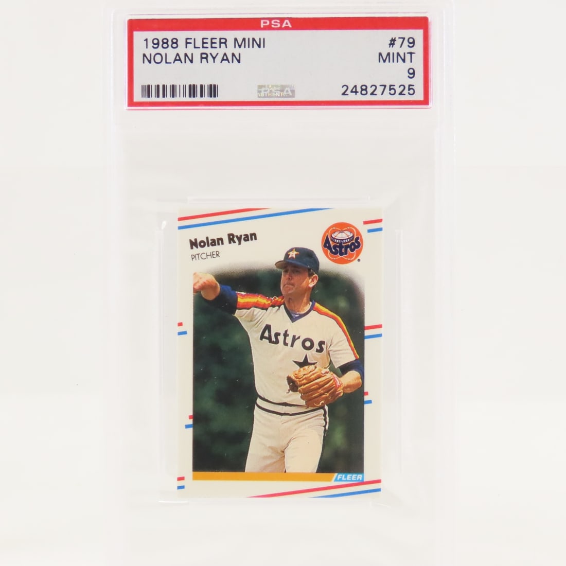 5 PSA Graded Nolan Ryan Cards 1988 Topps & Fleer - 6