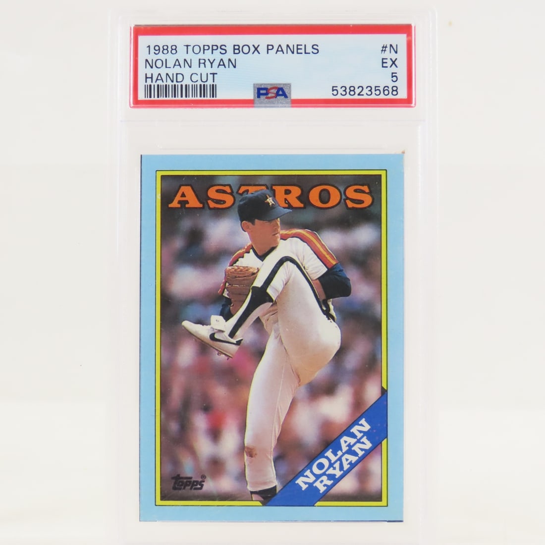 3 PSA Graded Topps Box Panels Nolan Ryan 1988-90 - 2