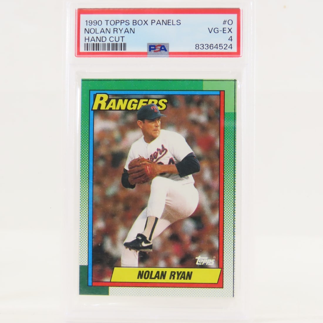 3 PSA Graded Topps Box Panels Nolan Ryan 1988-90 - 4