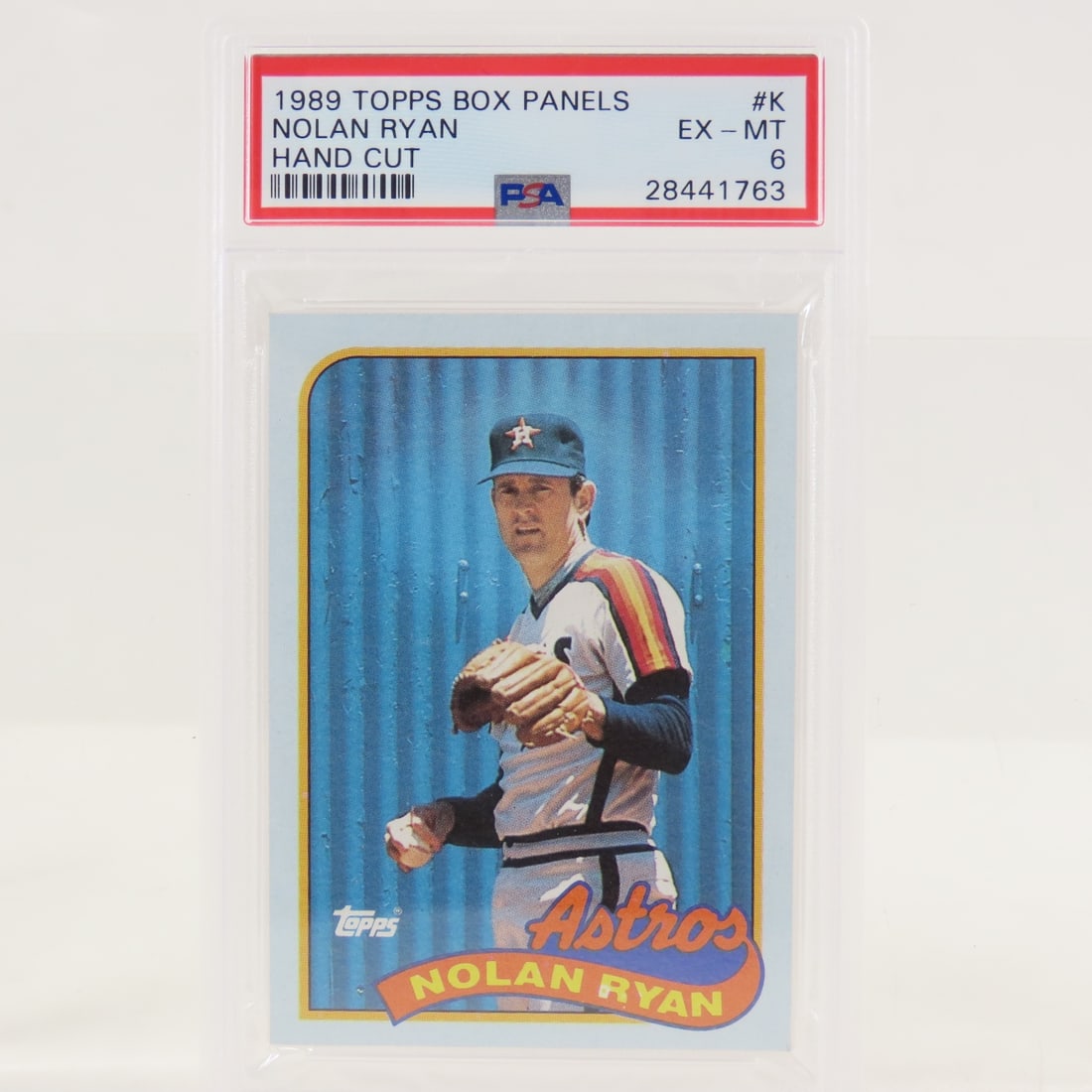 3 PSA Graded Topps Box Panels Nolan Ryan 1988-90 - 6