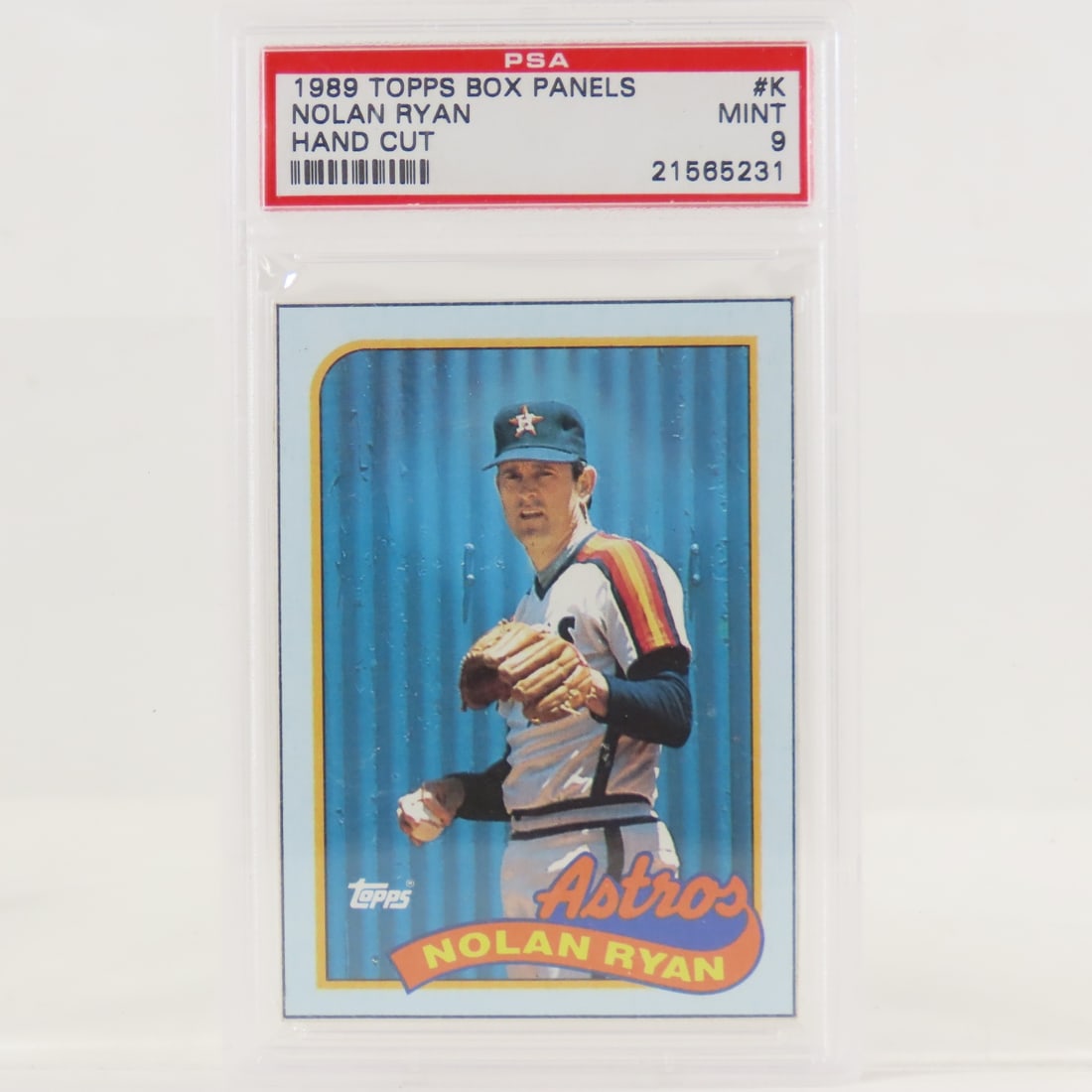 4 PSA Nolan Ryan Topps & OPC Box Panels 88-91 - 4