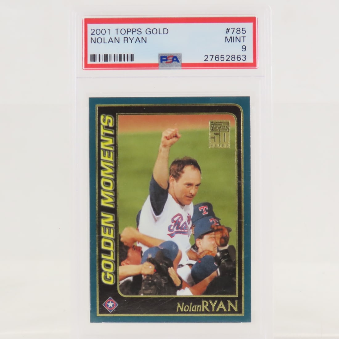 4 PSA & SGC Graded Nolan Ryan Cards 1989-2001 - 6