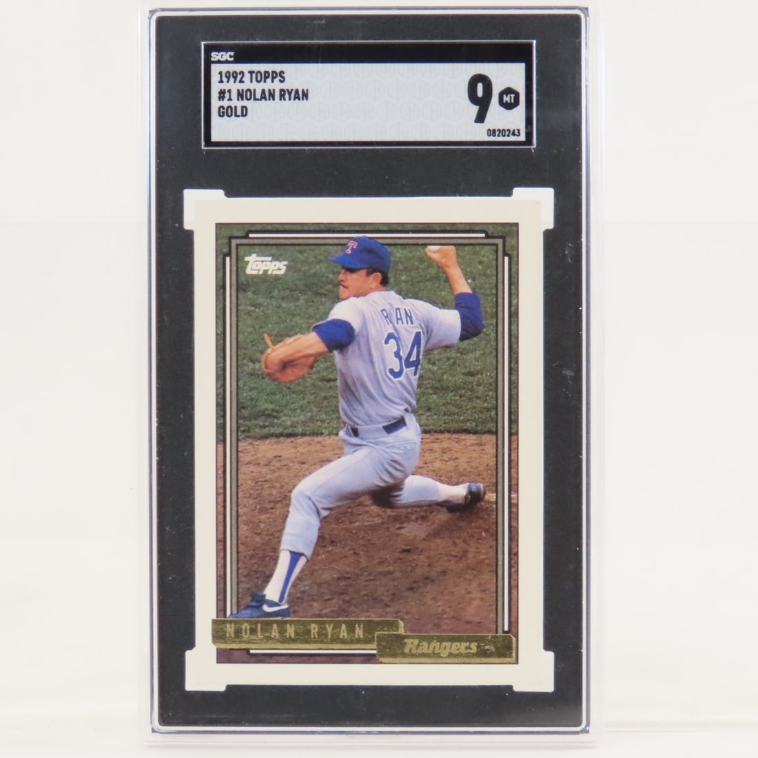 4 PSA & SGC Graded Nolan Ryan Cards 1989-2001 - 8