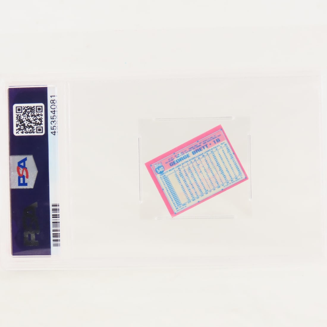 3 1991 Topps Micro George Brett #2 & #540 PSA - 12