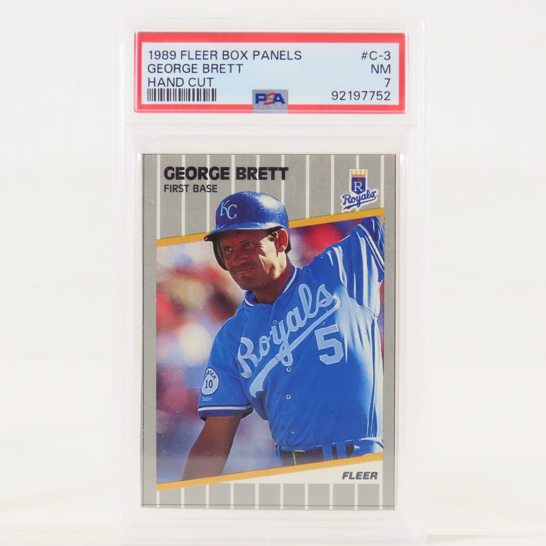 4 PSA Graded George Brett Cards 1989 & 1992 - 4