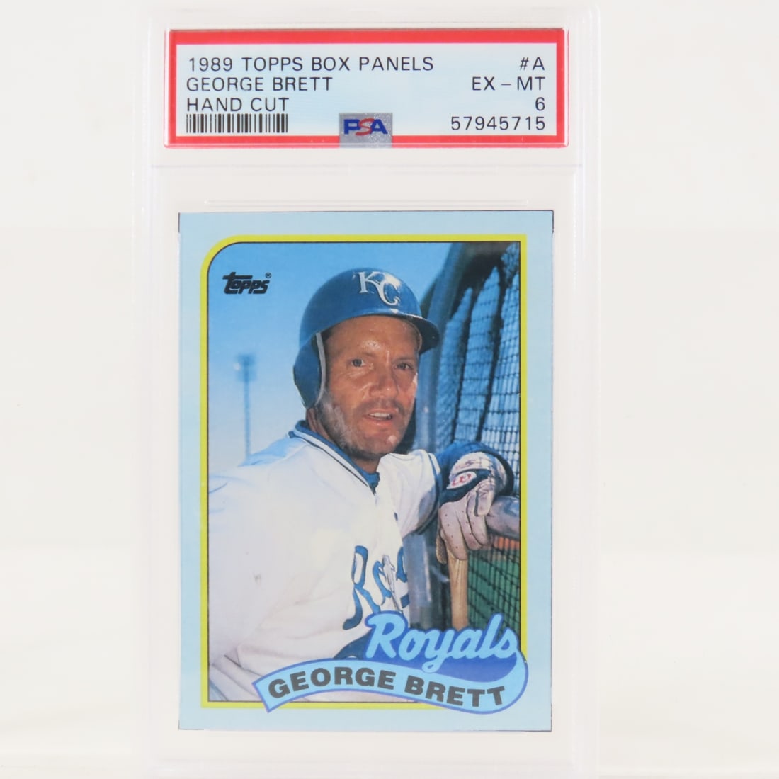 4 PSA Graded George Brett Cards 1989 & 1992 - 8